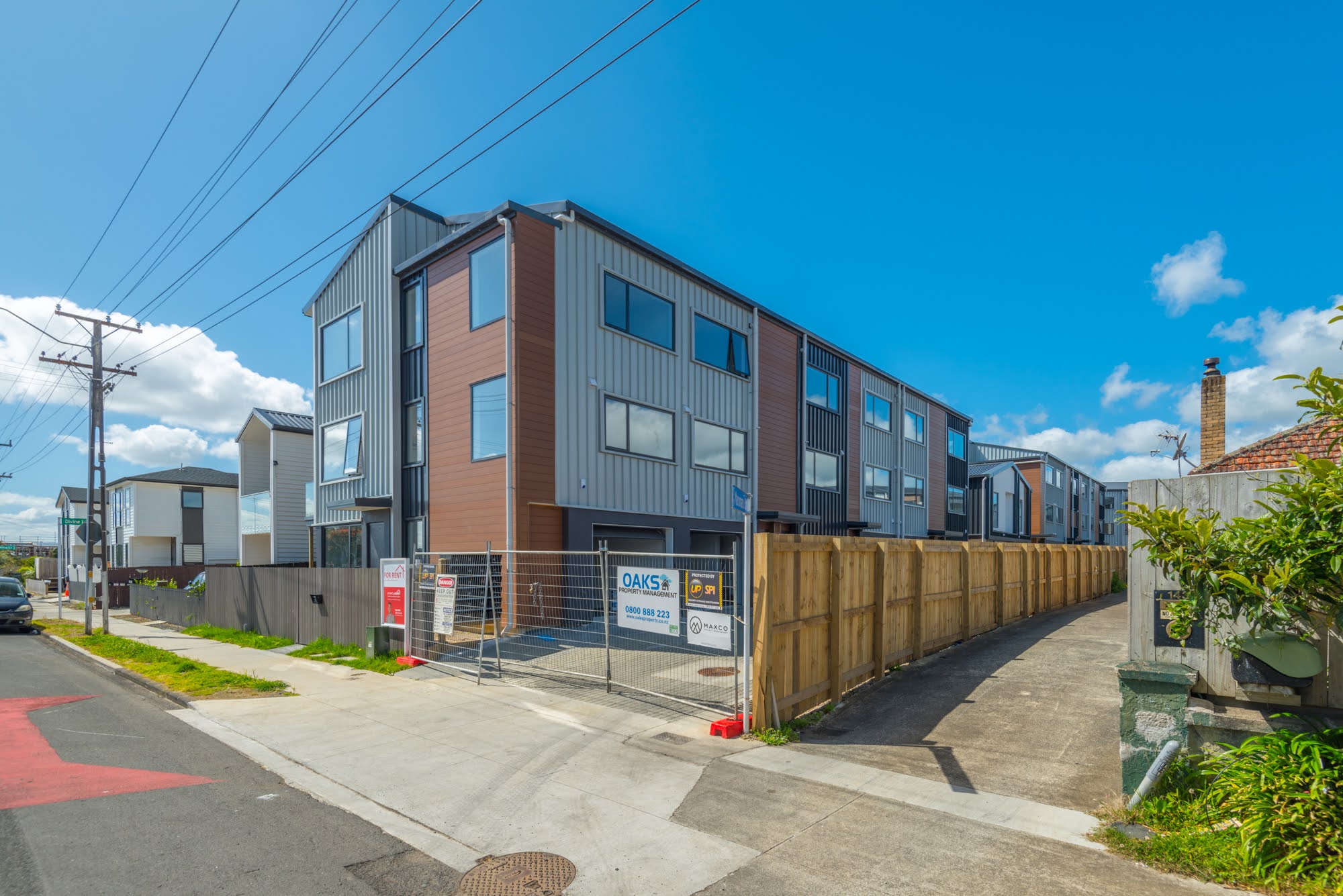 Russell Terraces street frontage